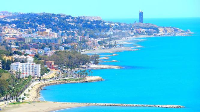 Apartamento El Bambu Cerca Del Mar Málaga Exteriör bild